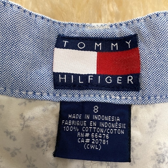 Tommy Hilfiger white flora size 8 pants - Picture 3 of 10